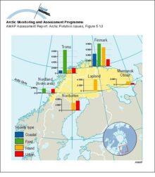 Calculated Saami population in the Arctic areas of the Saami region, by society type and region
