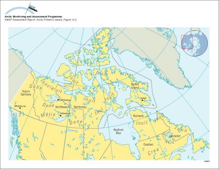 Indigenous Peoples of the Canadian Arctic (map/graphic/illustration)