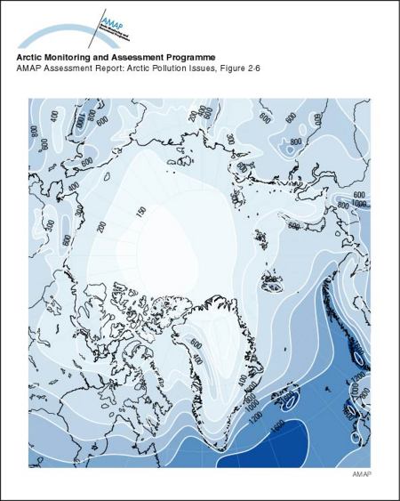 Precipitation in the Arctic (map/graphic/illustration)