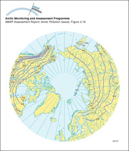River break-up in the Arctic (map/graphic/illustration)