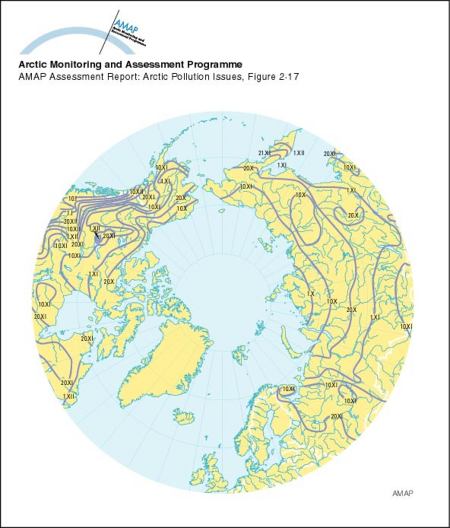 River freeze-up in the Arctic (map/graphic/illustration)