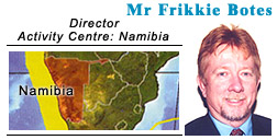 Dr Frikkie Botes is Director: Activty Centre - Namibia