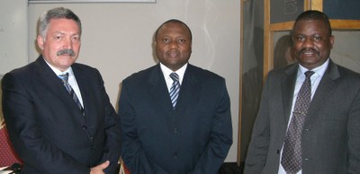 OKACOM Commissioners at Maun 2008