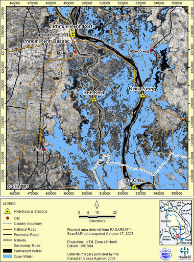 Flood Maps of the Lower Mekong Basin