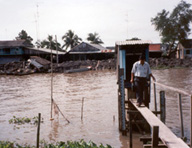 Water gauging station, Mekong Delta, Viet Nam