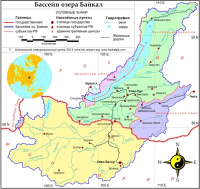 Карта_бассейнБайкала