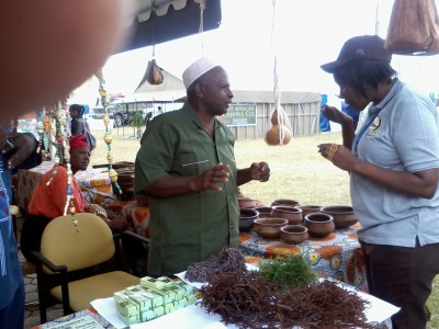 Seaweed farm from Bagamoyo with seaweed and its soap as product at the exihibition.jpg
