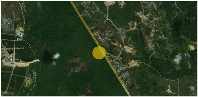 Location of National sub-Project