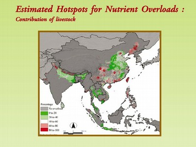 Estimated Hotspots for Nutrient Overloads