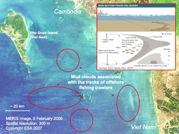 IMAGE Traces of the offshore fishing