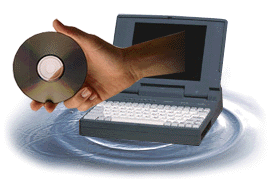 Photo of hand holding CD