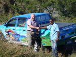 Dr. Alfred Duda of the GEF Secretariat with the Nadi IWRM Demonstration Project Manager, Mr. Vinesh Kumar