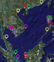 Click to Access Coral Reef Demo Site Map