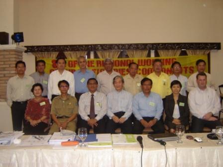 Participants at the Eighth Meeting of the RWG-F