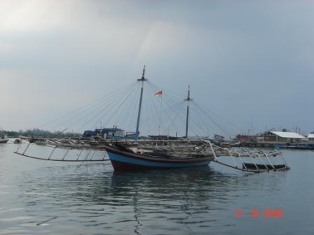 Fishing vessel at Belitung Island, Indonesia